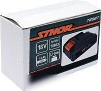 Аккумулятор Sthor 78987 (18В/1.3 Ah)