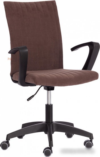 Офисное кресло TetChair Spark флок (коричневый)