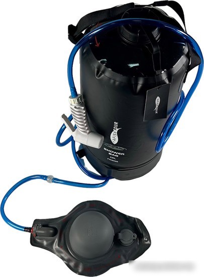 Душ походный AfishTour 10L Camp Shower Bag PVC 500D 516140 (черный)