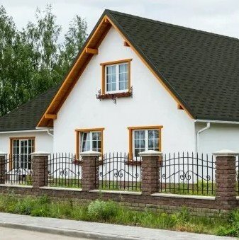 Битумная черепица Технониколь Shinglas многослойная Фазенда (Зеленый, 2.6м2)