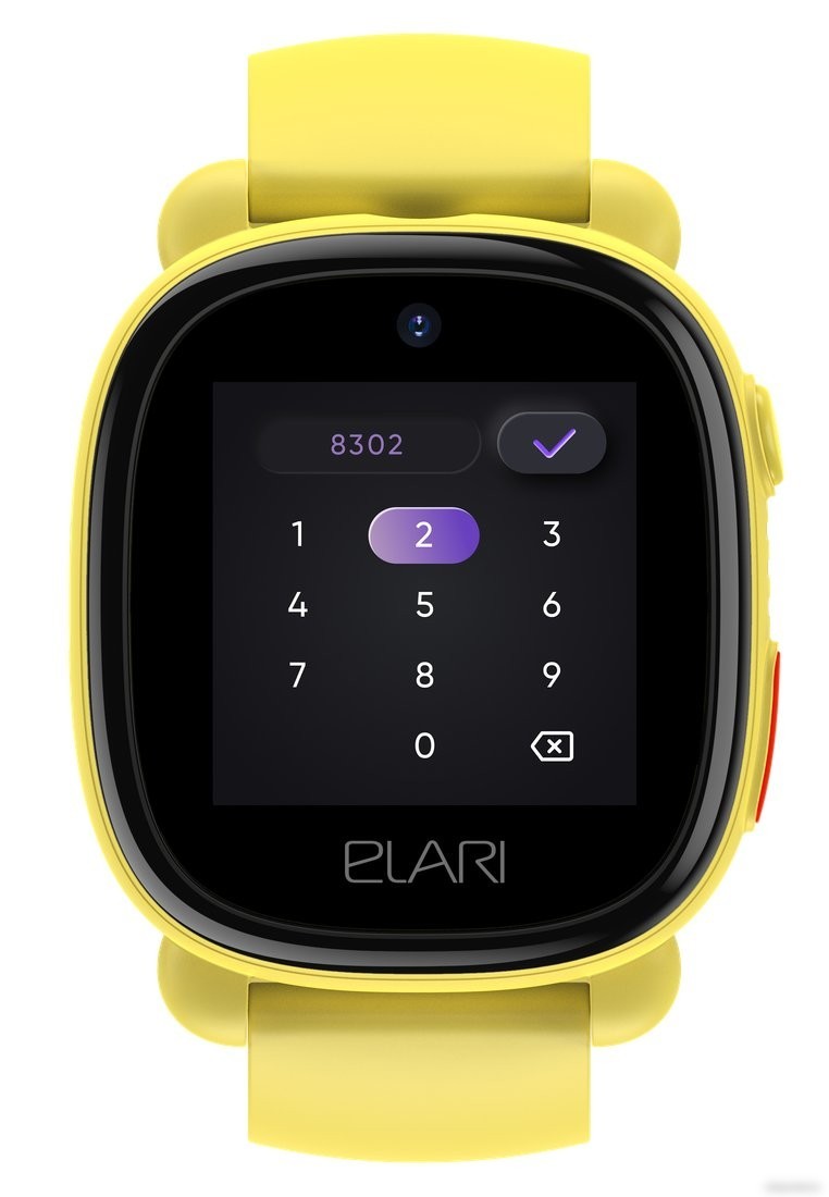Детские умные часы Elari KidPhone 4G Lite (желтый)