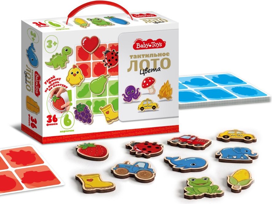 Развивающая игра Baby Toys Тактильное Цвета 06182