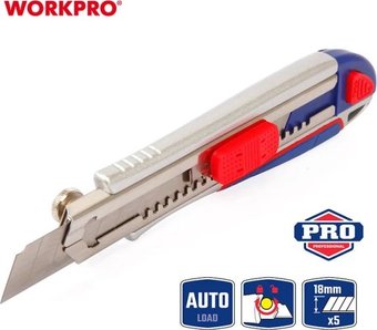 Нож строительный Workpro WP212017