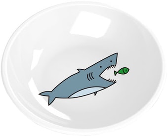 Миска TarHong Shark PE20775279 (белый, с рисунком)