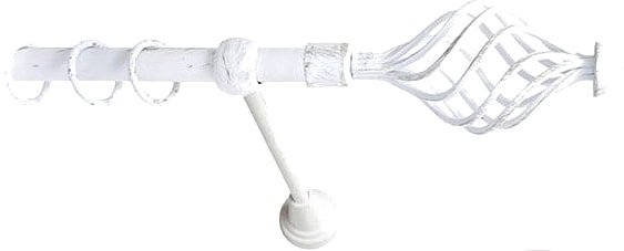 Lm Decor Вираж (белое золото, гладкая, 3.6м 16мм, 1 ряд)