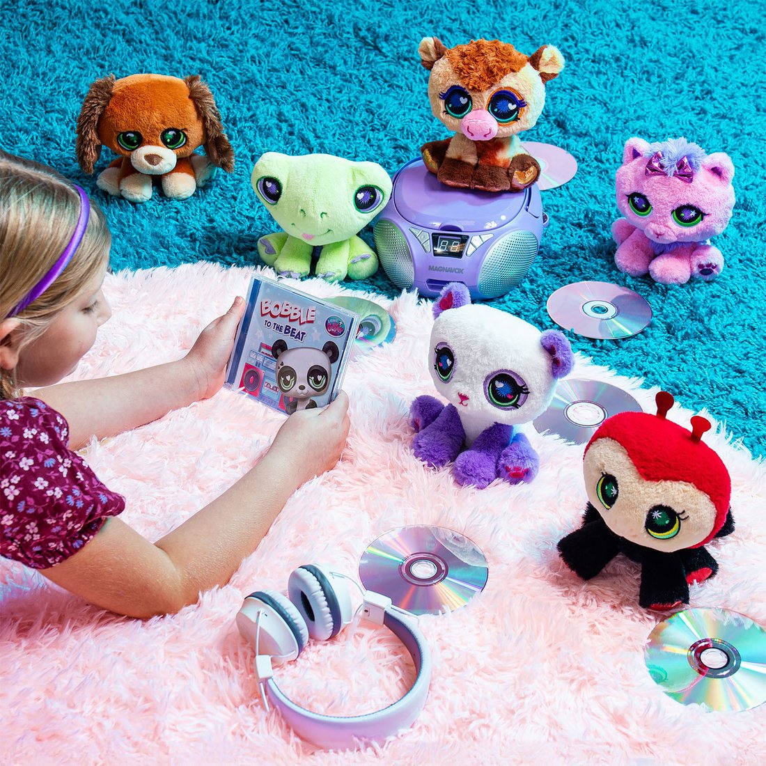 Классическая игрушка Hasbro Littlest Pet Shop Плюш Сиреневая панда 00671_LPS
