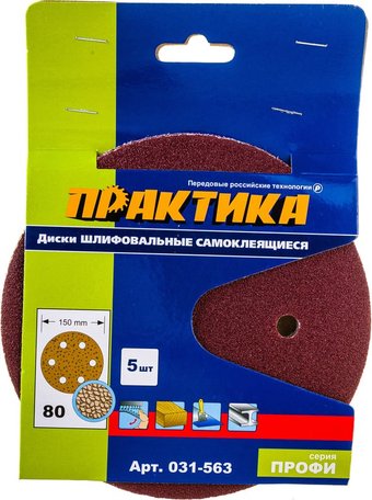 Набор шлифлистов Практика Профи 031-563 (5 шт)