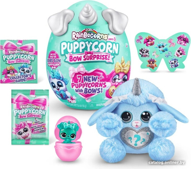 Кукла-сюрприз Zuru Rainbocorns Puppycorn Bow Surprise 9269