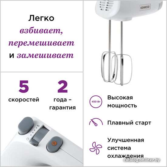Миксер Kenwood Lite HMP30.A0WH