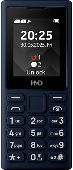 Кнопочный телефон HMD 102 4G (2025) Dual SIM TA-1738 (темно-синий)