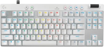 Клавиатура Logitech G Pro X TKL Rapid 920-013244 (белый, нет кириллицы)