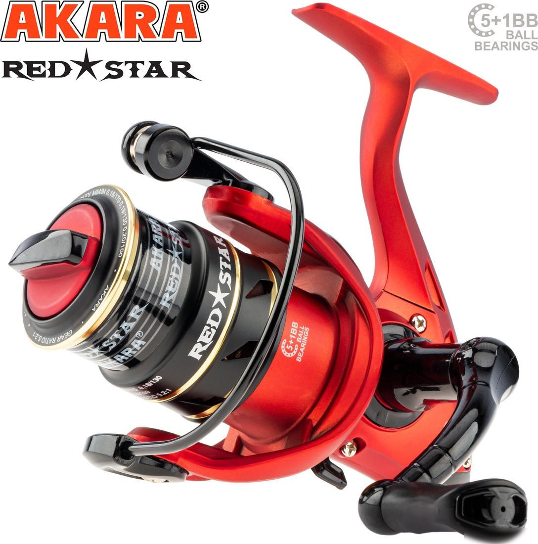 Рыболовная катушка Akara Red Star 1000 5+1BB ARS1000-6