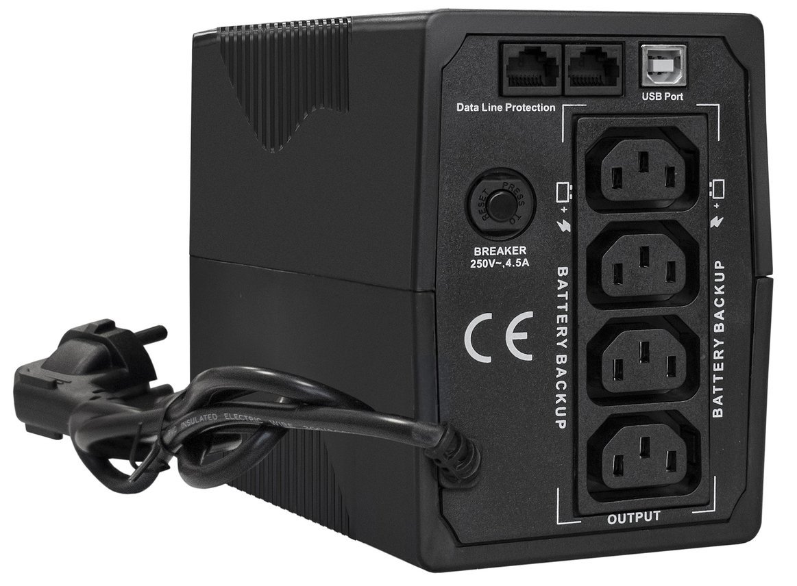 Источник бесперебойного питания ExeGate SpecialPro Smart LLB-600.LCD.AVR.2SH.RJ.USB EP285580RUS