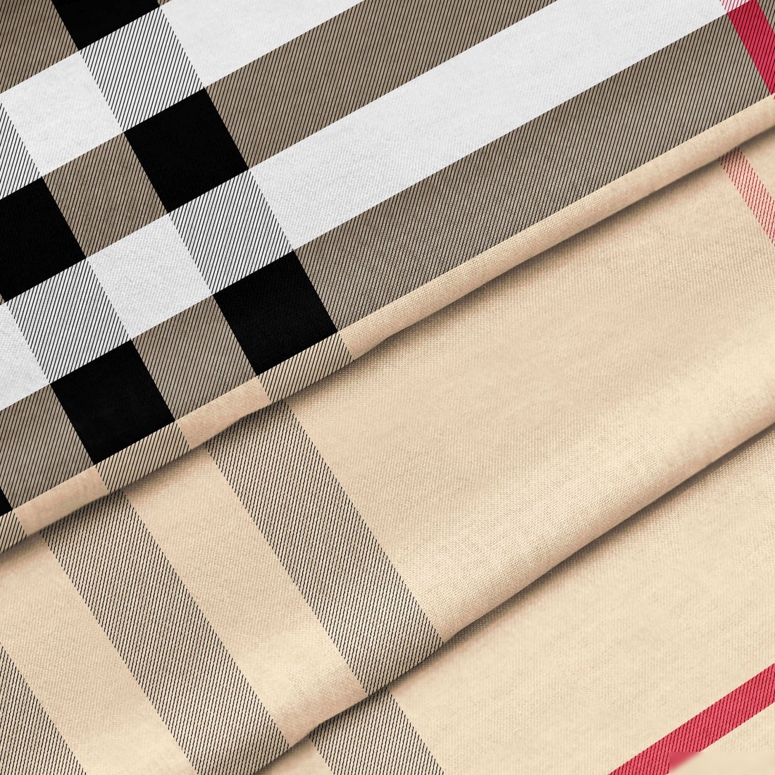 Постельное белье Samsara Клетка Burberry Дуэт 320-12 (бязь)