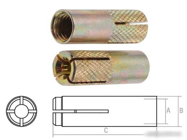 Анкер забивной Starfix SM-46206