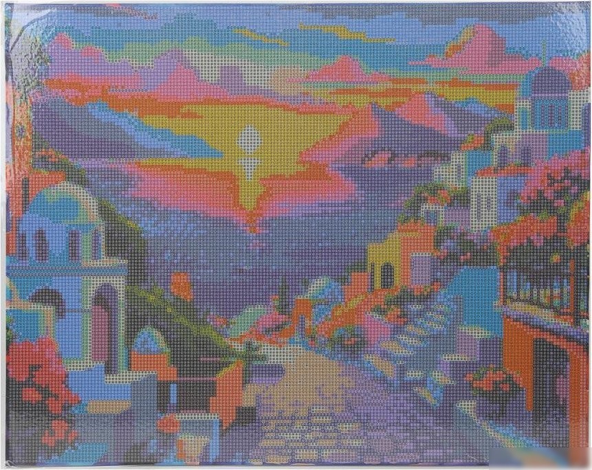 Алмазная мозаика MultiArt Живописная Италия AM40X50-129514