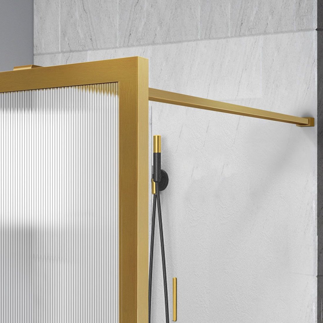 Душевая стенка Vincea Walk-In VSW-1HP120FLBG