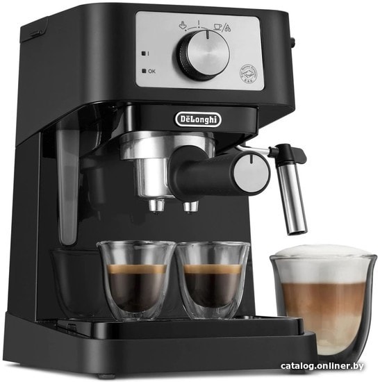 Рожковая помповая кофеварка DeLonghi Stilosa EC260.BK