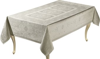 Скатерть DO&CO Etamin 160x220 10661 (кремовый)
