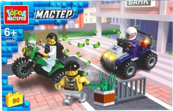Конструктор Город мастеров Погоня за вором 30091-JS (90эл)