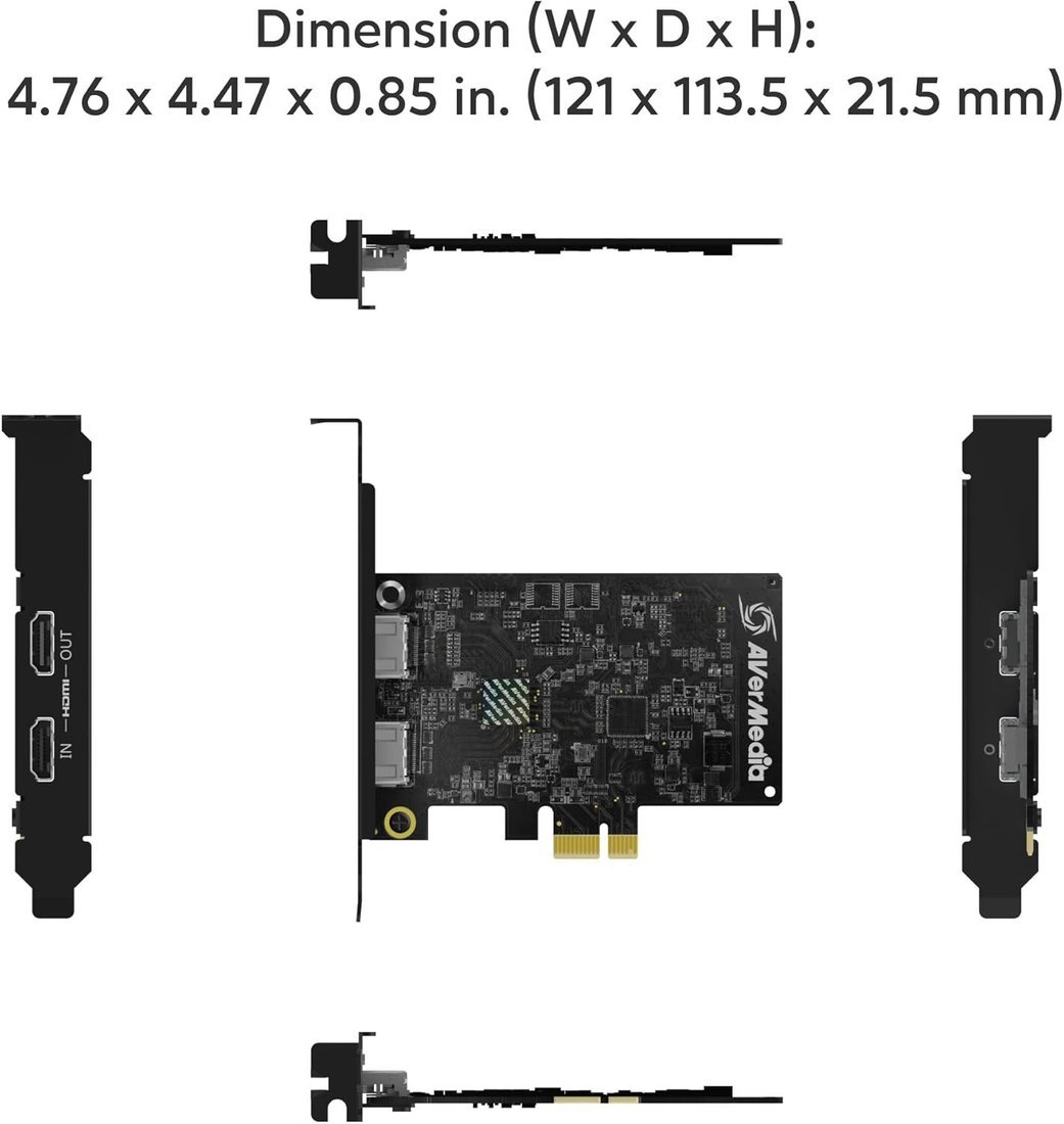 Карта видеозахвата AverMedia Live Streamer Ultra HD GC571