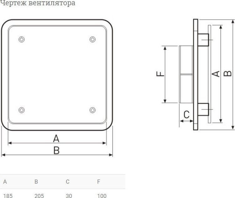 Вентиляционная решетка Soler&Palau BDO-100 5209225900