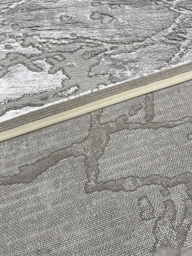 Ковер для жилой комнаты Safyun Eva LZ191-LIGHT-GREY (0.8x1.5)