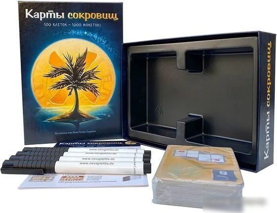 Настольная игра Нескучные игры Карты сокровищ 15201
