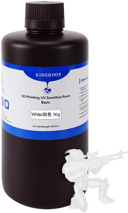 Фотополимер Kingroon Standard B02169 (1 л, белый) Фотополимер Kingroon Standard B02169 (1 л, белый)
