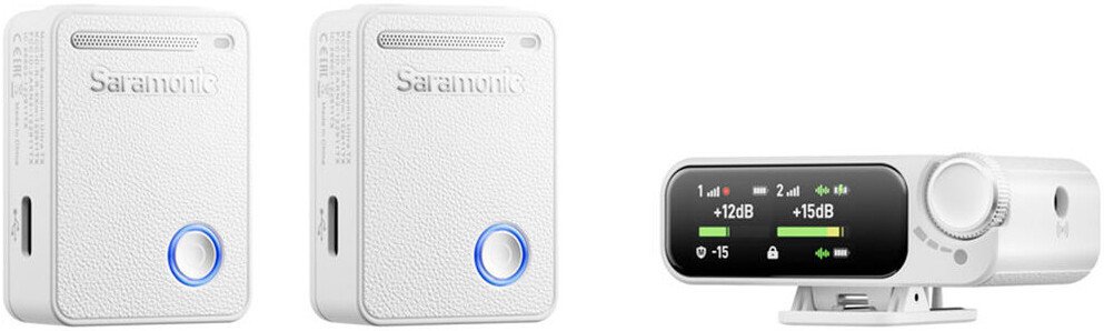 Радиосистема Saramonic Ultra (c 2 петличными микрофонами, белый)