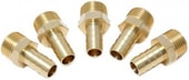 FORSAGE Штуцер пневмат наруж резьба 1/2" елочка 10 мм F-MH08-06K (5 шт.)
