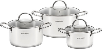 Набор кастрюль StarWind Chef Compact SW-CH1006