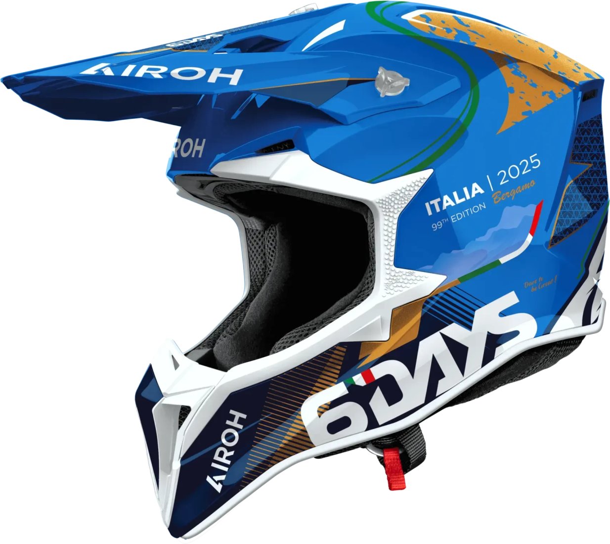 Мотошлем Airoh WRAAAP 6Days Italy 2025 WRASDIT25-XL (XL, глянец)