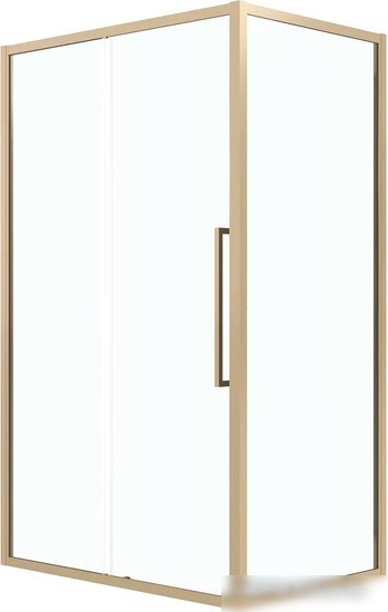 Душевой уголок Grossman Cosmo 120x80x195 120.K33.02.1280.32.00 (золото сатин/прозрачное стекло)