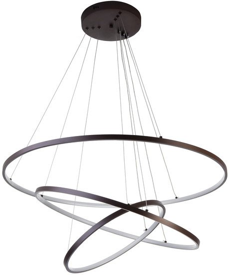 Подвесная люстра LED4U L5053-80-60-40 BR