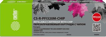 Картридж CACTUS CS-R-PFI320M-CHIP