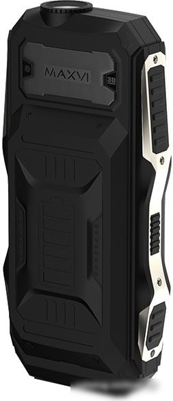Кнопочный телефон Maxvi P100 (черный)