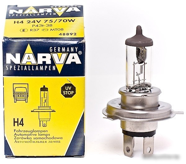 Галогенная лампа Narva H4 1шт [48892]