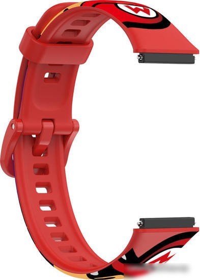 Ремешок Rumi силиконовый для Huawei Band 7 Super Mario