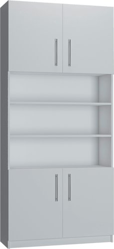Шкаф распашной Макс Стайл Smart Egger 219x100x35 15A3550 (белый классический W960 ST7)