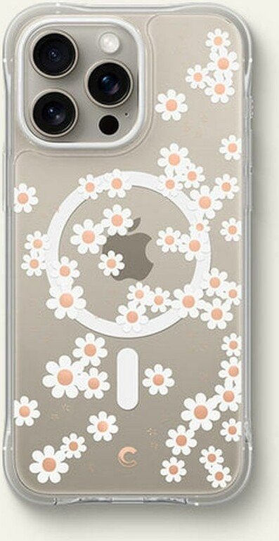 Чехол для телефона Spigen Cyrill Cecile Mag для iPhone 15 Pro ACS06759 White Daisy