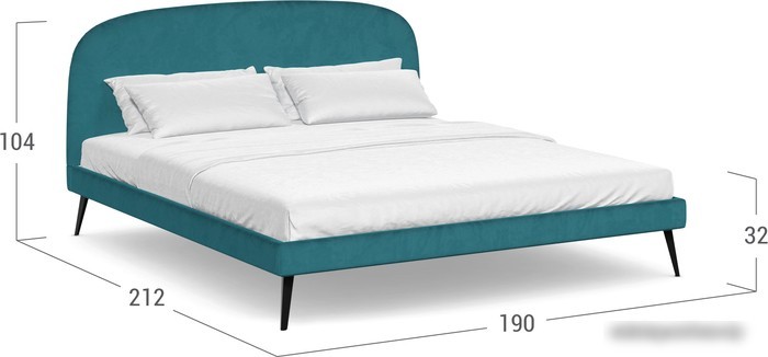 Кровать Moon Trade Moon family 1234/K003173 180х200