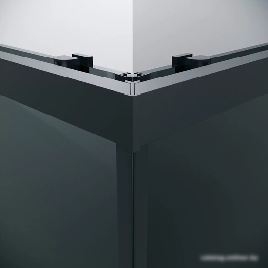 Душевой уголок Grossman Cosmo 100x100x195 300.K33.02.1010.21.10 (черный матовый/тонированное стекло)
