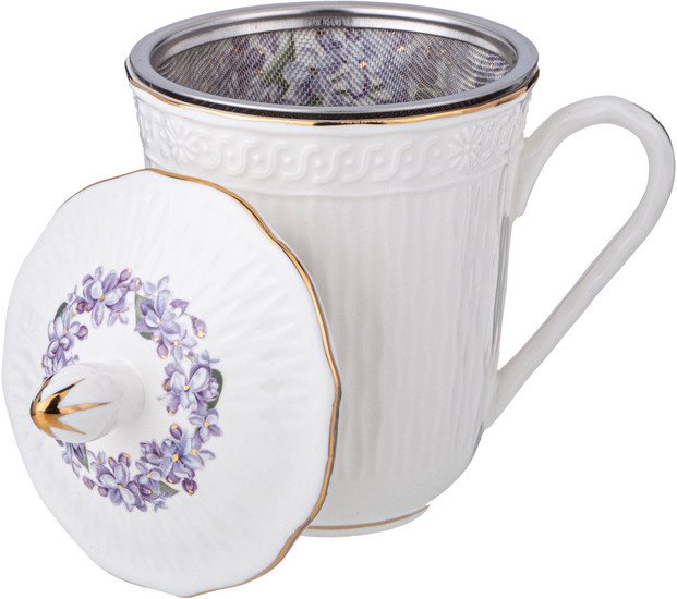 Кружка Lefard Lilac 760-798 (с крышкой и ситом)