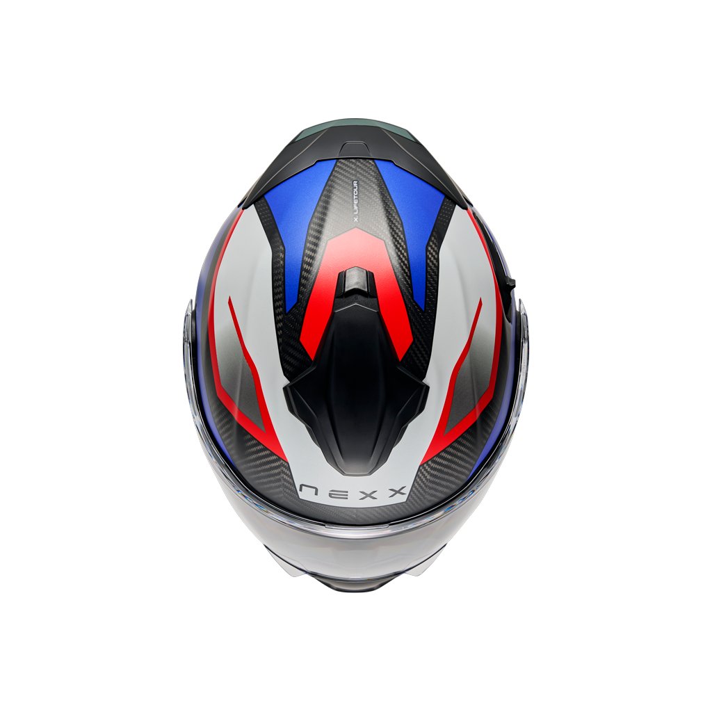 Мотошлем Nexx Helmets X.Lifetour Pro Mile (M, синий/красный)