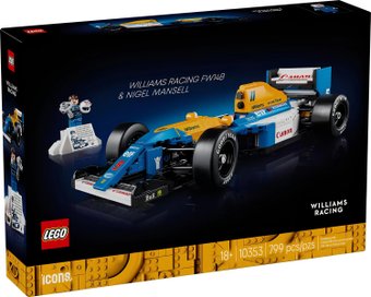 Конструктор LEGO Icons 10353 Гоночная машина Williams Racing FW14B & Nigel Mansell
