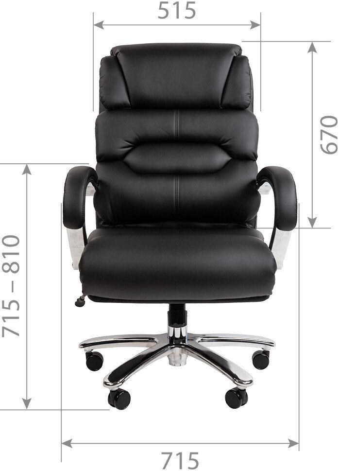 Офисное кресло CHAIRMAN 409 (экопремиум черный)