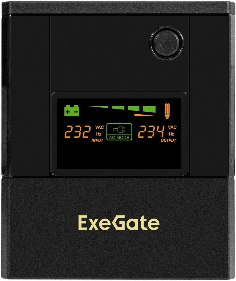 Источник бесперебойного питания ExeGate Smart LB-2200.LCD.AVR.4SH.USB EX299787RUS
