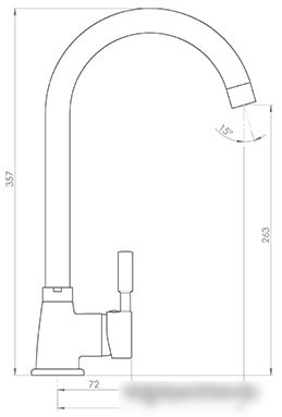 Смеситель Inan Yakut M1104