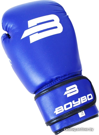 Перчатки для единоборств BoyBo Basic 12 OZ (синий)